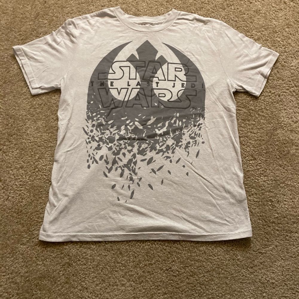 White Star Wars Tee Size Medium